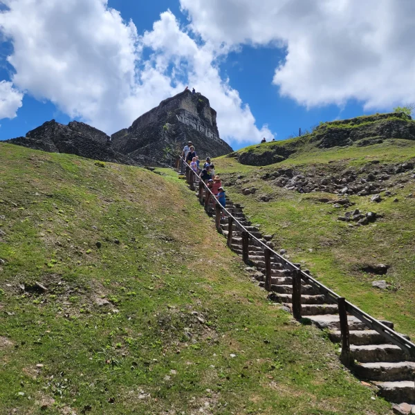 Xunantunich Maya Ruin stairs